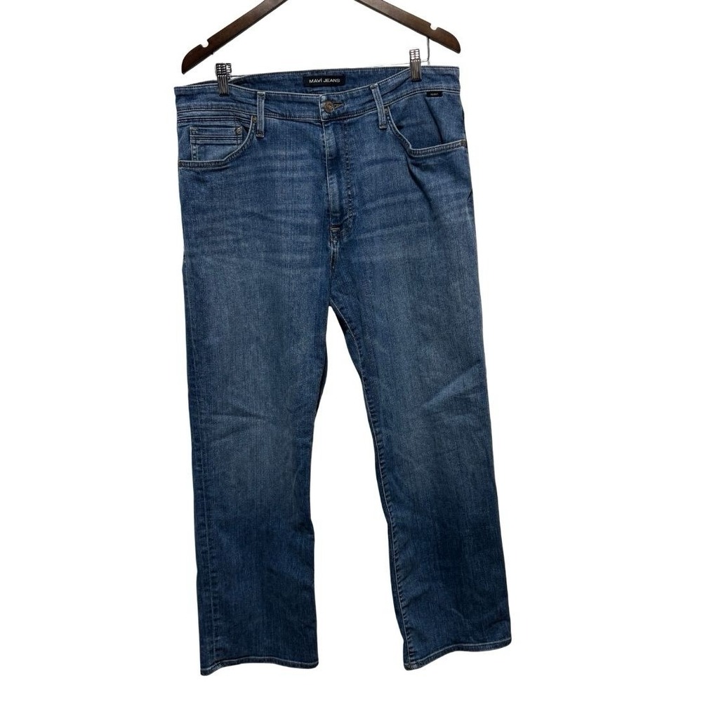 MAVI Jeans Mens 36 X 30 Max Relaxed Wide Leg Stretch Denim Soft Casual Loose Fit